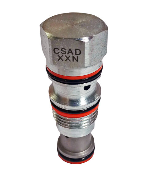 CSAD - SUN Single ball shuttle valve with signal at port 2